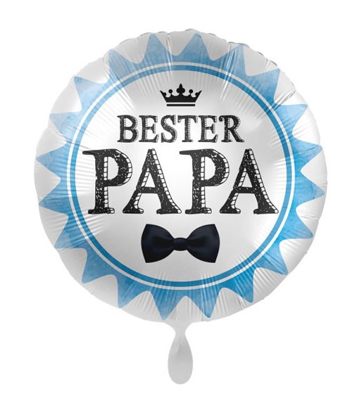 Folienballon "Bester Papa" - Fliege