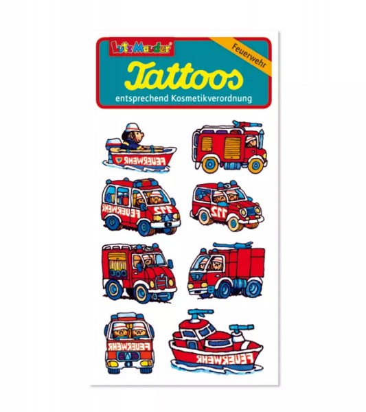 Tattoos "Benny Brandmeister" - 56 x 105 mm