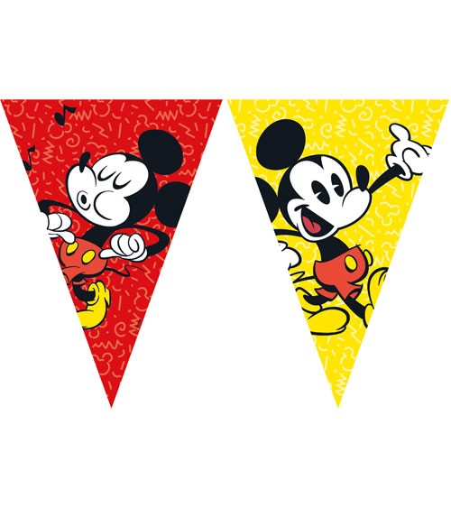 Wimpelgirlande "Mickey Mouse Comic“ - 2,3 m