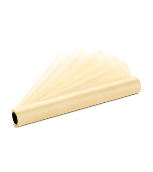 Organza-Tischläufer - creme - 36 cm x 9 m