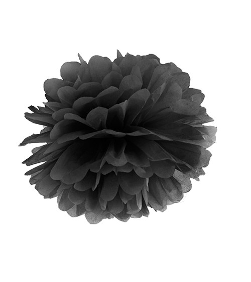 Pom Pom - 25 cm - schwarz