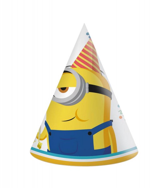 Partyhüte "Minions: Rise of Gru" - 6 Stück