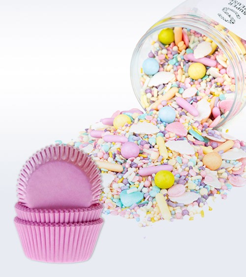 Cupcake-Deko-Set mit Super Streusel "PastellKarussell"