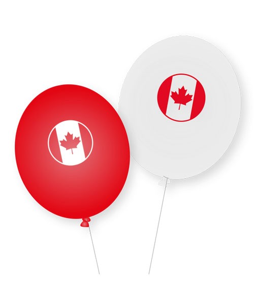 Luftballons "Kanada" - 8 Stück