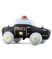 Stehender Folienballon "Polizeiauto" - 90 x 41 cm