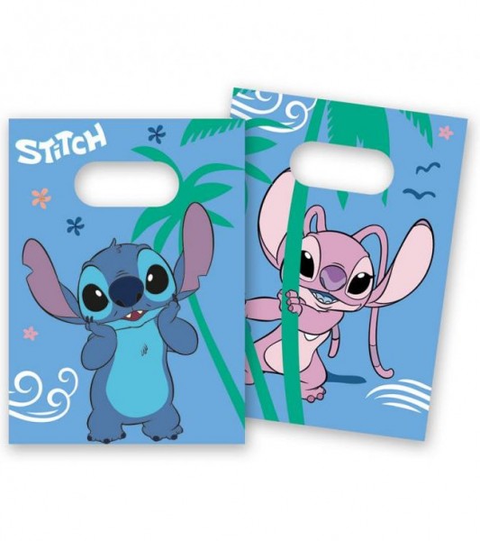 Partytüten aus Papier "Stitch & Angel" - 4 Stück