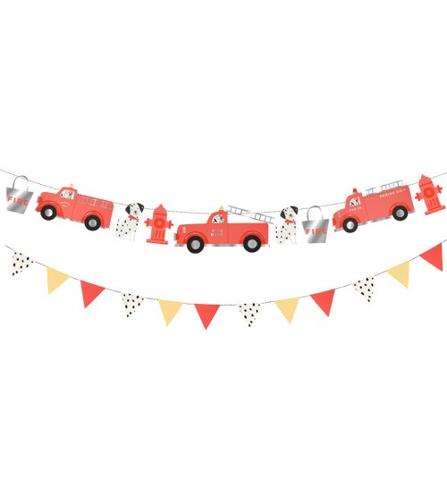 Girlanden-Set "Fire Truck" - 2-teilig