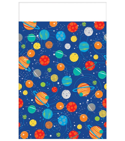 Kunststoff-Tischdecke "Weltraumabenteuer" - 137 x 259 cm