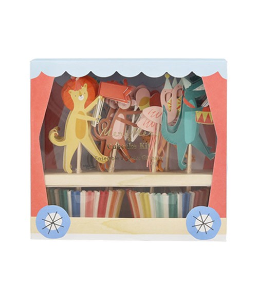 Cupcake-Kit "Animal Parade" - 48-teilig