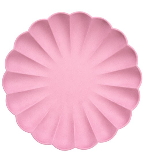 Teller "Simply Eco" - candy pink - 8 Stück