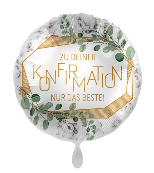 Folienballon "Zu deiner Konfirmation nur das Beste"