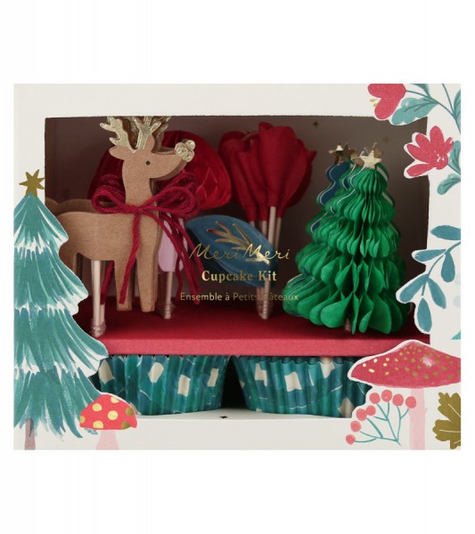 Cupcake-Kit "Winter Woodland"