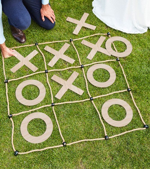 Outdoor-Spiel "Tic Tac Toe" - 11-teilig