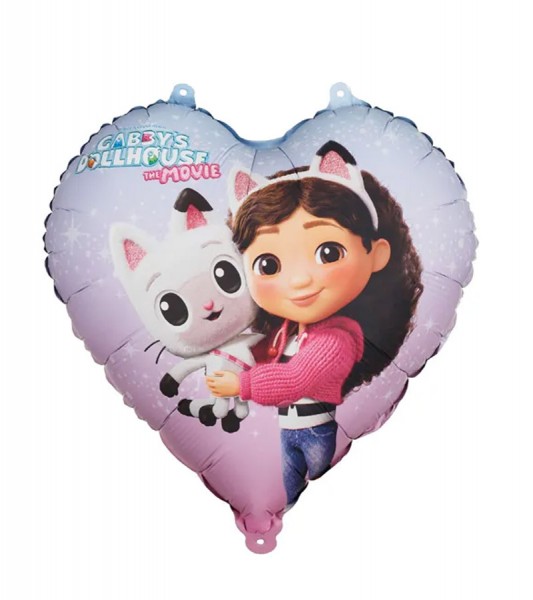 Herz-Folienballon "Gabby's Dollhouse" - 45 cm