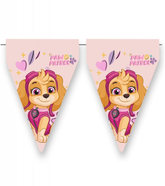 Wimpelgirlande aus Papier "Paw Patrol - Skye" - 3 m
