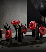 Donut-Ständer "Sarg mit Zombie-Armen" - 49 x 31,5 cm
