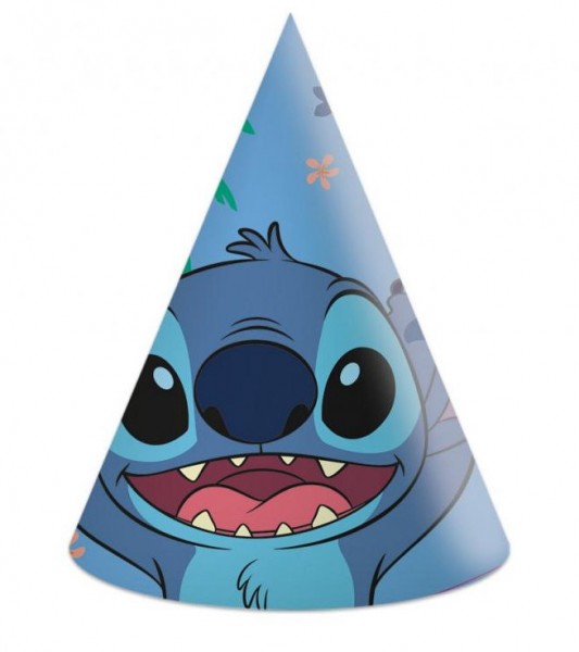 Partyhüte "Stitch & Angel" - 6 Stück
