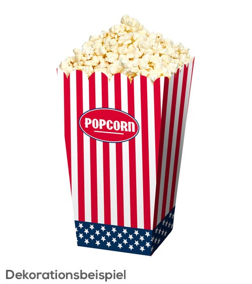 Popcorn-Boxen "USA" - 4 Stück
