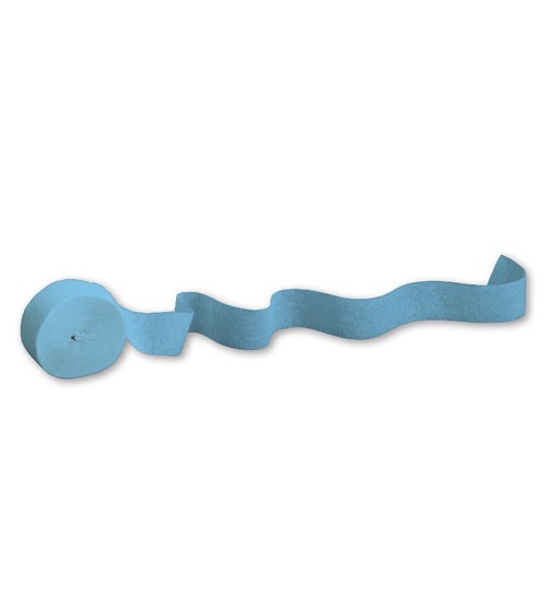 Deko-Kreppband - pastellblau - 24,6 m