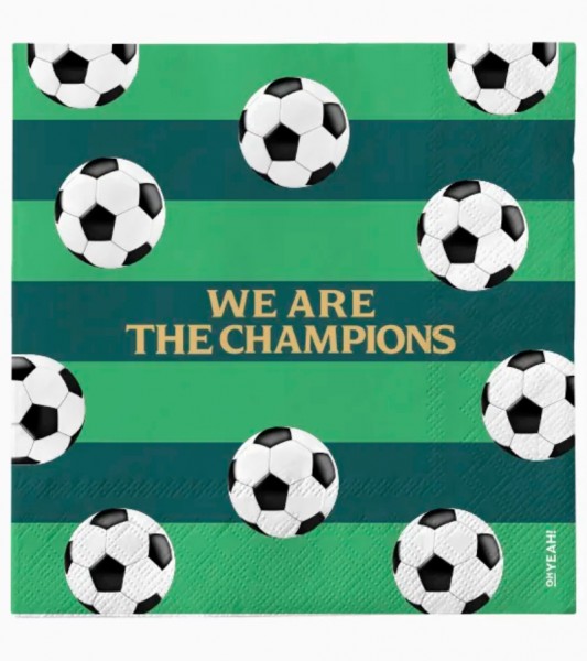 Servietten "We are the Champions" - 20 Stück
