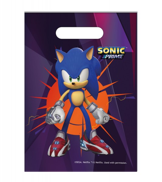 Mitgebsel-Tüten "Sonic Prime" - 6 Stück
