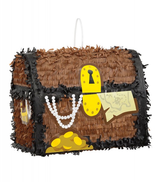 Pinata "Piraten-Schatztruhe" - 31 x 26 x 22 cm
