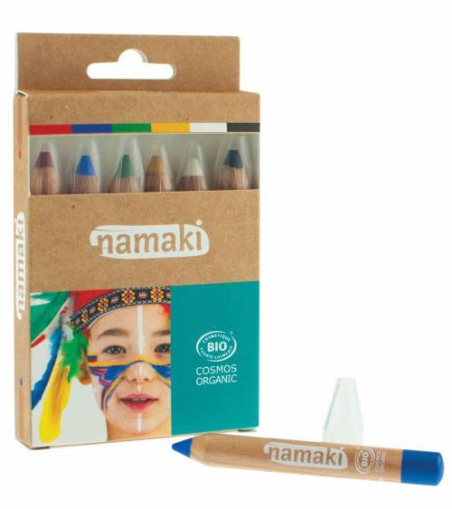 Namaki Kinder Schminkstift-Set "Rainbow" - 6-teilig