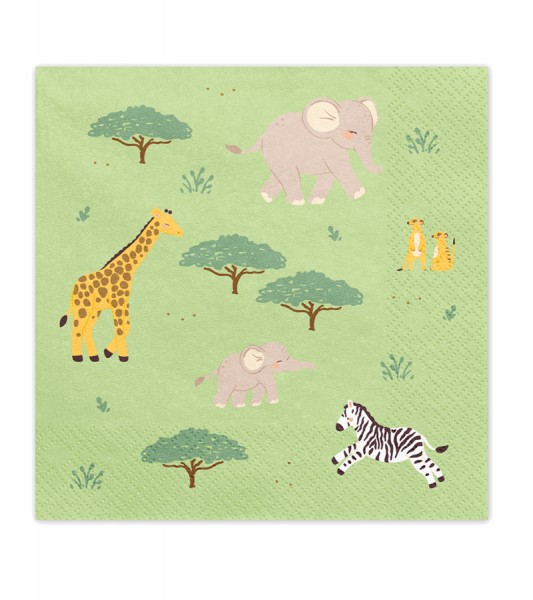 Servietten "Safari" - 12 Stück
