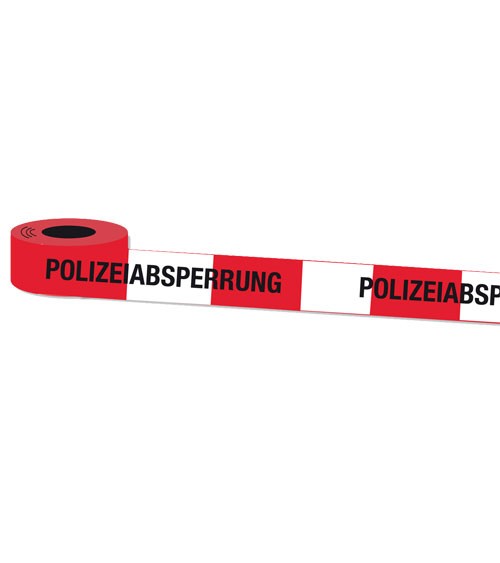 Absperrband "Polizei" - 10 m