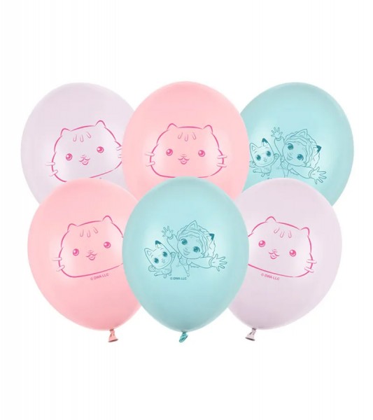 Luftballon-Set "Gabby's Dollhouse - The Movie" - 27 cm - 6-teilig