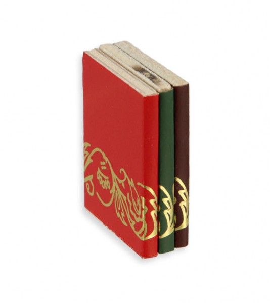 Bücherstapel - bunt - 2 x 3 x 1 cm