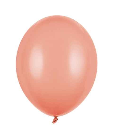 Standard-Luftballons - pastell pfirsich - 27 cm - 10 Stück