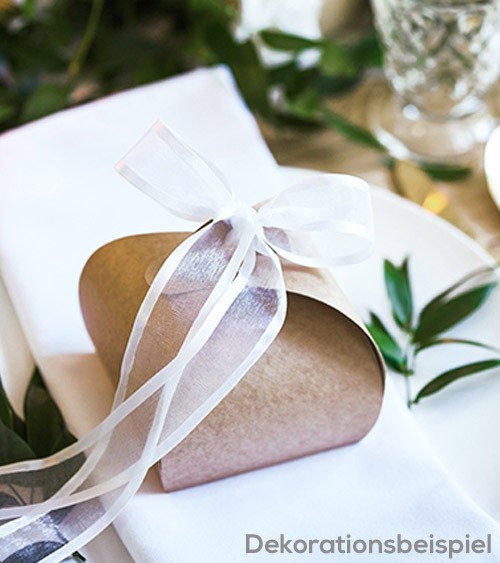 Kraftpapier-Geschenkboxen - 8,5 x 7 cm - 10 Stück