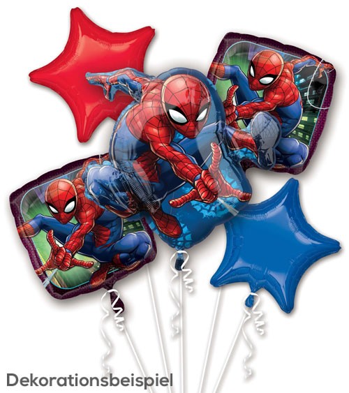 Folienballon-Set "Spiderman" - 5-teilig