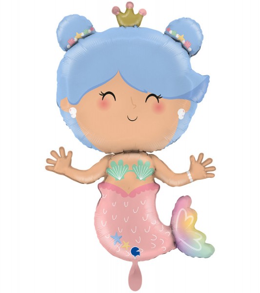 XXL-Folienballon "Mermaid" - 101 cm