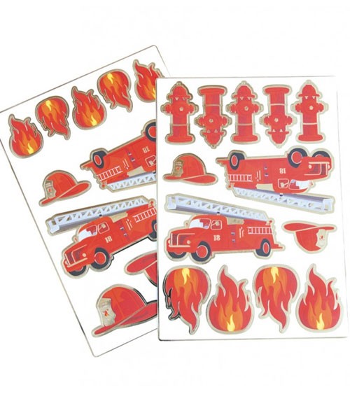 Sticker "Feuerwehr"- 2 Bogen