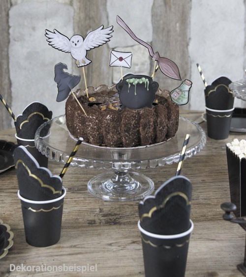 Cake-Topper-Set "Zauberlehrling" - 6-teilig