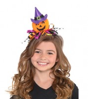 Haarreif "Halloweenkürbis"
