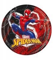 Pappteller "Spiderman World of Webs" - 8 Stück