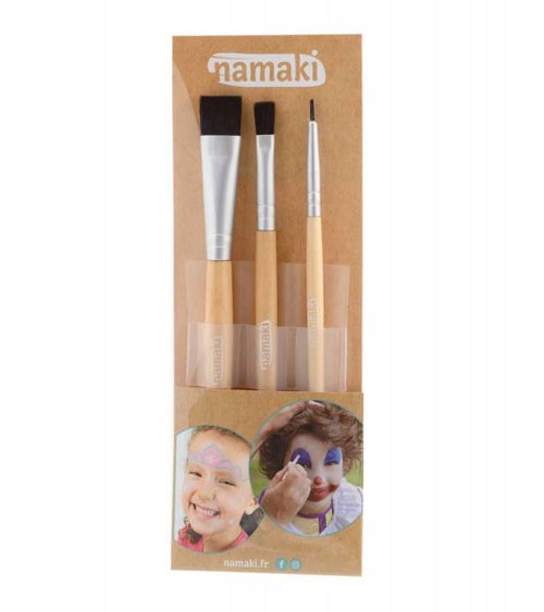 Namaki Makeup Pinsel-Set - 3-teilig