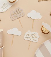 Cake-Picks "Hello little one" - 12-teilig
