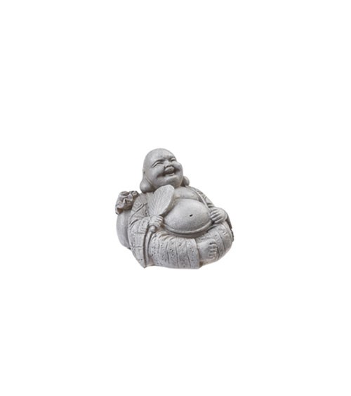Mini Buddha aus Polyresin - sitzend - 5,5 cm