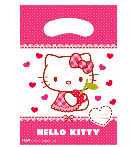 Partytüten "Hello Kitty" - 6 Stück
