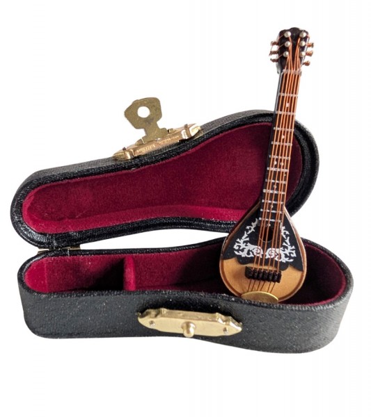Balalaika mit Koffer - 8 cm