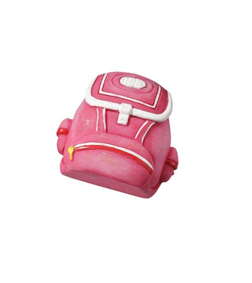 Tischdeko "Rucksack" - pink - 4 x 4,5 cm