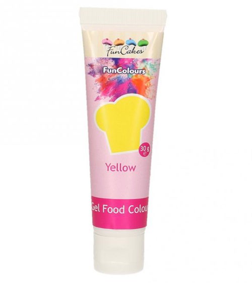 FunCakes Colour-Gel - gelb - 30 g