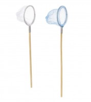 Kescher - weiß/ hellblau - 10,5 cm - 2 Stück