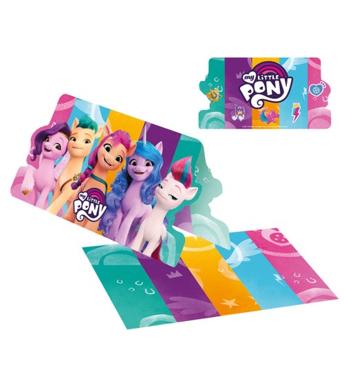 Einladungskarten "My Little Pony" - 8 Stück
