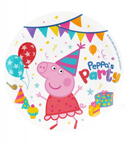 Pappteller "Peppa Pig" - 8 Stück