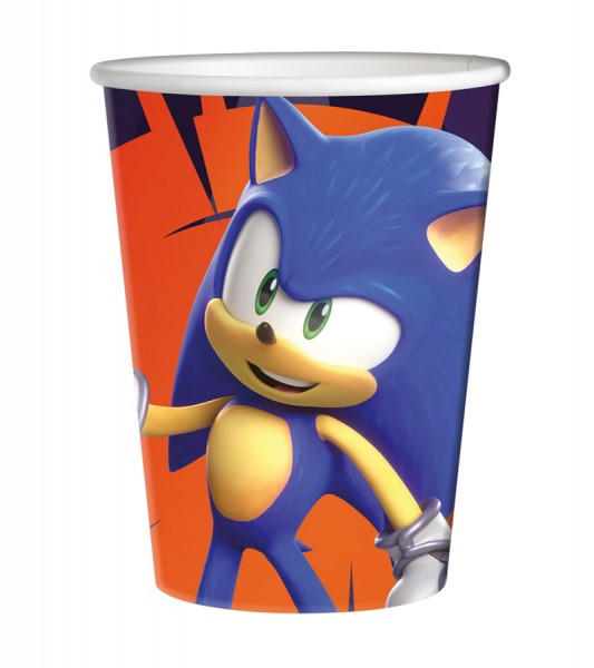 Pappbecher "Sonic Prime" - 8 Stück